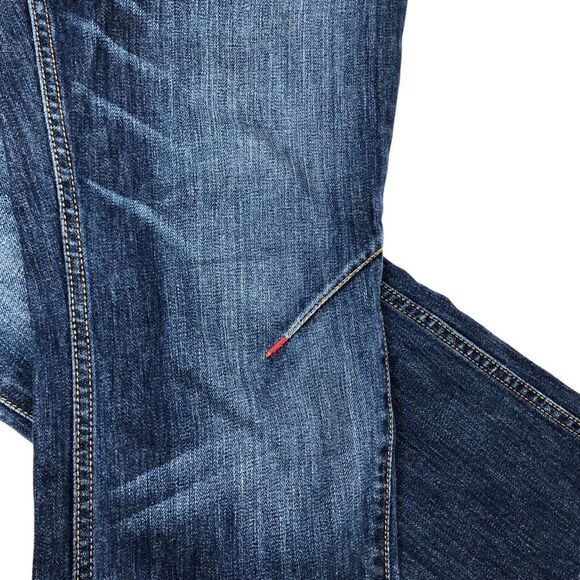 Allen B by Allen Schwartz Jeans Straight Leg Dark Wash Mid-rise Size 10 - Picture 6 of 11